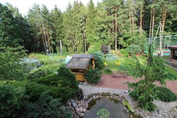 Фото номера Бунгало Делюкс с видом на сад Дома для отпуска Dream forest house of Kaunas Reservoir г. Šlienava 62